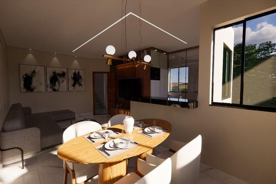Apartamento à venda com 2 quartos, 50m² em Parque Xangri-lá, Contagem
