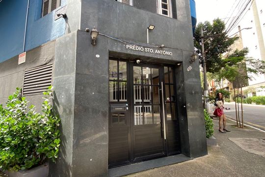 Fachada do Prédio de apartamento à venda com 1 quarto, 37m² em Vila Buarque, São Paulo
