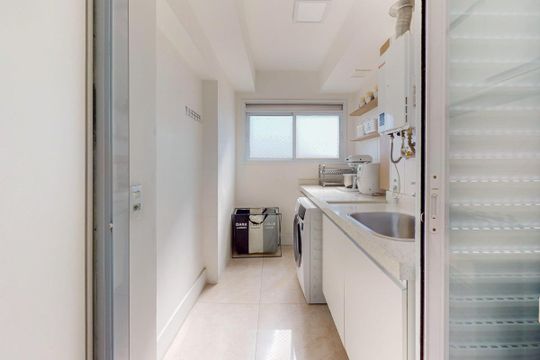 Área de serviço de apartamento à venda com 3 quartos, 100m² em Parque Industrial Tomas Edson, São Paulo