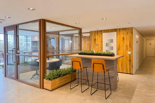 Área comum de kitnet/studio para alugar com 1 quarto, 24m² em Vila Mariana, São Paulo
