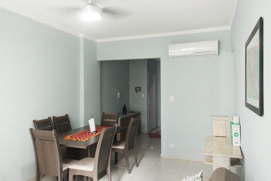 Sala de apartamento para alugar com 2 quartos, 90m² em Ponta da Praia, Santos