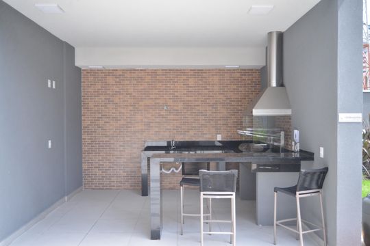Área comum - Churrasqueira de apartamento à venda com 3 quartos, 134m² em Jardim, Santo André