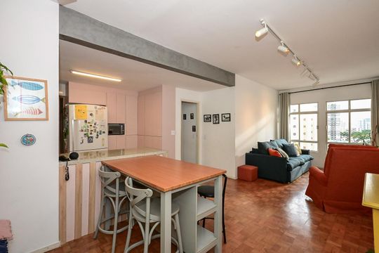 Sala de apartamento à venda com 3 quartos, 115m² em Vila Progredior, São Paulo