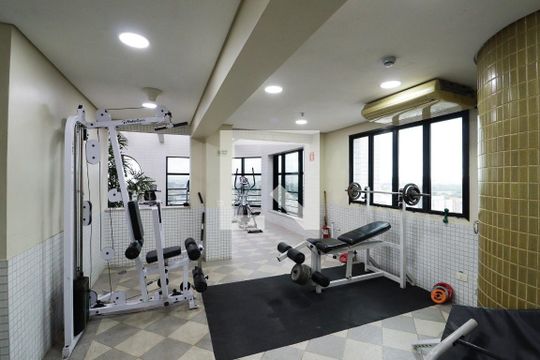 Área comum - Academia de apartamento para alugar com 1 quarto, 42m² em Santana, São Paulo