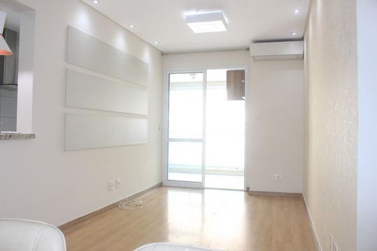 Sala de apartamento para alugar com 2 quartos, 75m² em Barcelona, São Caetano do Sul
