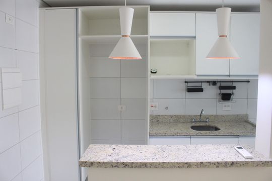 Cozinha de apartamento para alugar com 2 quartos, 75m² em Barcelona, São Caetano do Sul