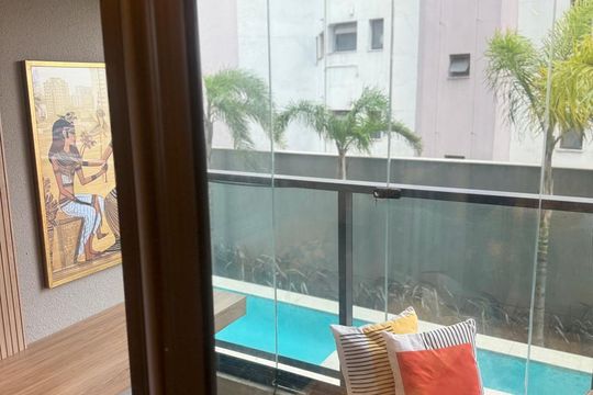 Área externa de apartamento para alugar com 1 quarto, 35m² em Vila Mariana, São Paulo