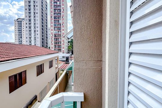 Varanda da Suíte 2 de casa de condomínio para alugar com 2 quartos, 116m² em Vila Esperança, São Paulo