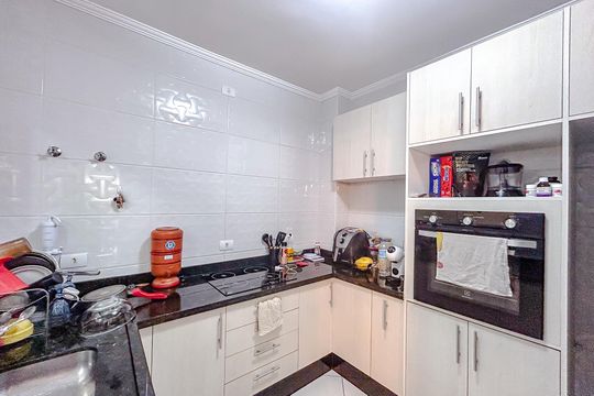 Cozinha de casa de condomínio para alugar com 2 quartos, 116m² em Vila Esperança, São Paulo