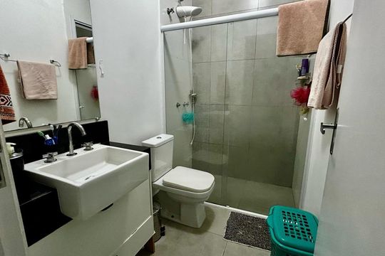 Banheiro de casa à venda com 3 quartos, 121m² em Aglomeração Urbana de Jundiaí, Jundiaí