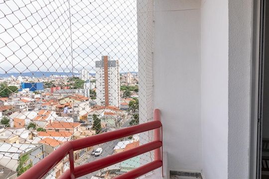 Varanda da Sala de apartamento à venda com 3 quartos, 68m² em Vila Santana, São Paulo