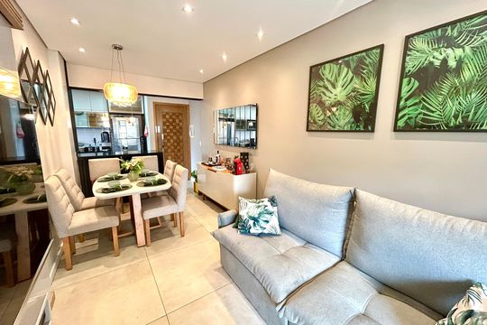 Sala de apartamento à venda com 2 quartos, 59m² em Vila Rosalia, Guarulhos