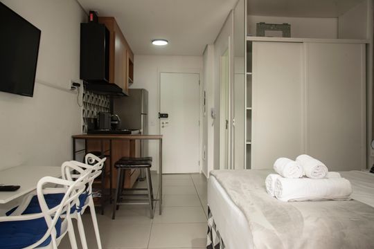 Studio de kitnet/studio para alugar com 1 quarto, 26m² em Mirandópolis, São Paulo