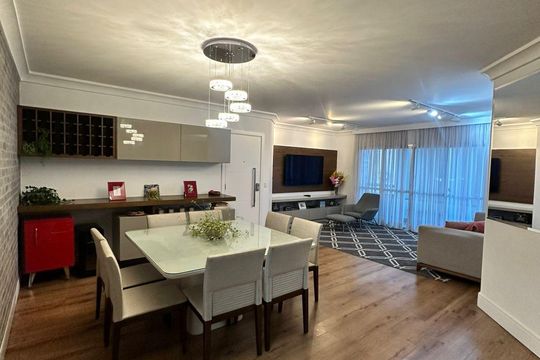 Sala de apartamento à venda com 3 quartos, 169m² em Brooklin, São Paulo