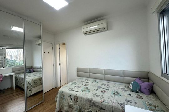 Quarto de apartamento à venda com 3 quartos, 169m² em Brooklin, São Paulo