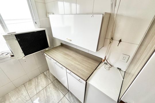 Cozinha e Área de Serviço de apartamento à venda com 2 quartos, 57m² em Vila Nova Cachoeirinha, São Paulo