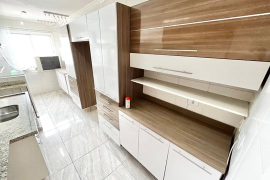 Cozinha e Área de Serviço de apartamento à venda com 2 quartos, 57m² em Vila Nova Cachoeirinha, São Paulo