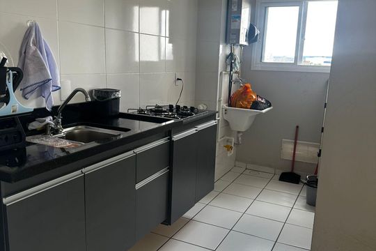 Cozinha de apartamento para alugar com 2 quartos, 44m² em Bonsucesso, Guarulhos