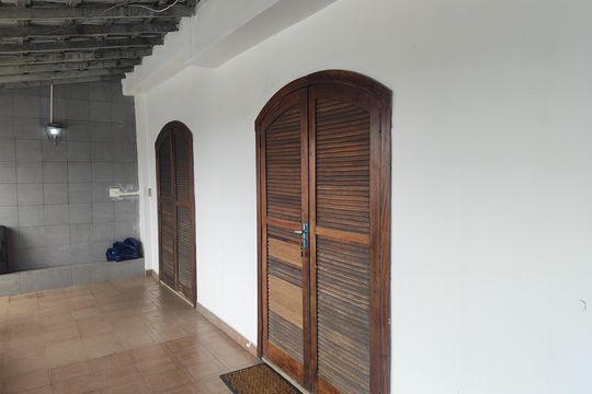 Área externa de kitnet/studio para alugar com 1 quarto, 40m² em Curicica, Rio de Janeiro