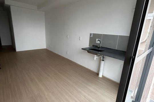 Sala/Cozinha de kitnet/studio à venda com 1 quarto, 25m² em Centro, Rio de Janeiro