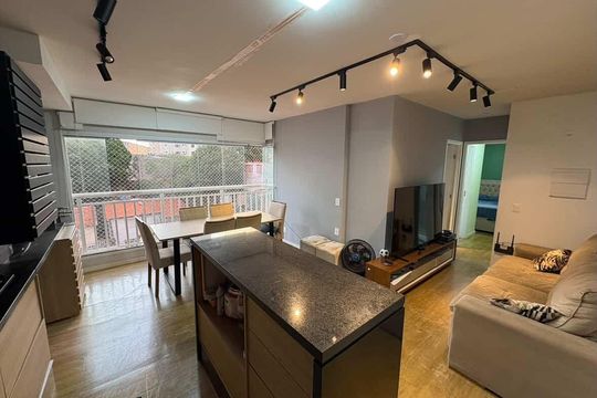 Sala de apartamento para alugar com 2 quartos, 51m² em Centro, Diadema