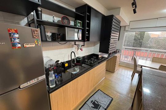 Cozinha de apartamento para alugar com 2 quartos, 51m² em Centro, Diadema