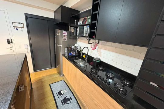 Cozinha de apartamento para alugar com 2 quartos, 51m² em Centro, Diadema