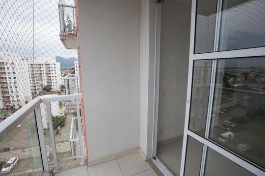 Varanda da Sala de apartamento à venda com 2 quartos, 70m² em Jacarepaguá, Rio de Janeiro