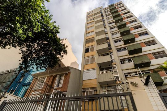 Fachada de apartamento à venda com 1 quarto, 64m² em Vila Buarque, São Paulo