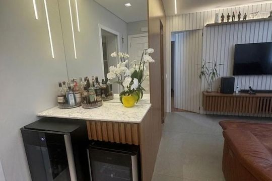 Sala de apartamento à venda com 3 quartos, 104m² em Lauzane Paulista, São Paulo
