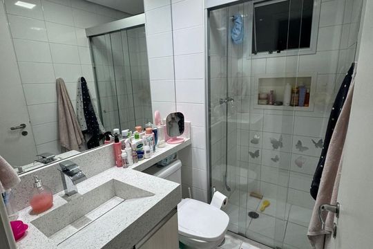 Banheiro de apartamento à venda com 3 quartos, 104m² em Lauzane Paulista, São Paulo