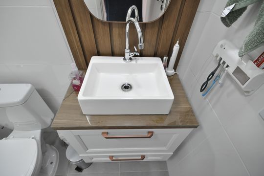 Banheiro de apartamento à venda com 2 quartos, 42m² em Vila Mazzei, São Paulo