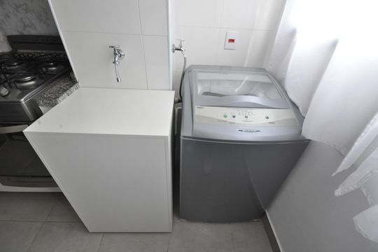 Área de Serviço de apartamento à venda com 2 quartos, 42m² em Vila Mazzei, São Paulo