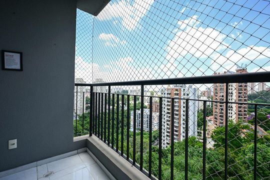 Varanda de apartamento à venda com 1 quarto, 39m² em Jardim Ampliacao, São Paulo