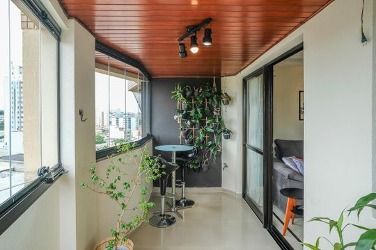 Varanda de apartamento à venda com 3 quartos, 130m² em Vila Caminho do Mar, São Bernardo do Campo