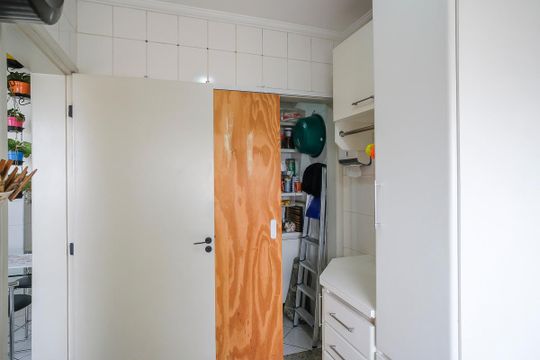 Área de serviço de apartamento à venda com 3 quartos, 130m² em Vila Caminho do Mar, São Bernardo do Campo
