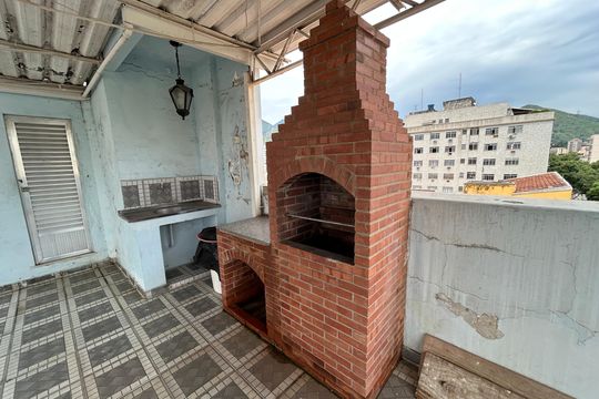 Área comum - Churrasqueira de apartamento à venda com 2 quartos, 55m² em Méier, Rio de Janeiro
