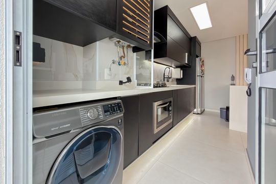 Área de Serviço de apartamento à venda com 2 quartos, 55m² em Vila Independencia, São Paulo