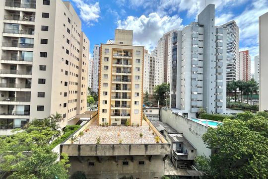 Vista da Varanda de kitnet/studio à venda com 1 quarto, 31m² em Vila Mascote, São Paulo