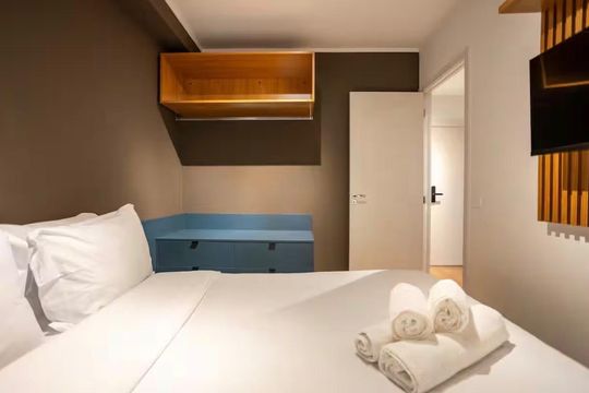 Quarto de apartamento à venda com 1 quarto, 28m² em Moema, São Paulo