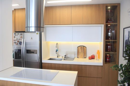 Cozinha de apartamento à venda com 2 quartos, 68m² em Cerâmica, São Caetano do Sul