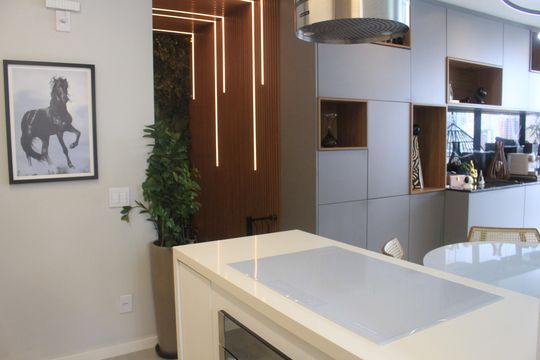 Cozinha de apartamento à venda com 2 quartos, 68m² em Cerâmica, São Caetano do Sul