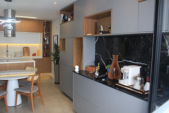 Sala de apartamento à venda com 2 quartos, 68m² em Cerâmica, São Caetano do Sul