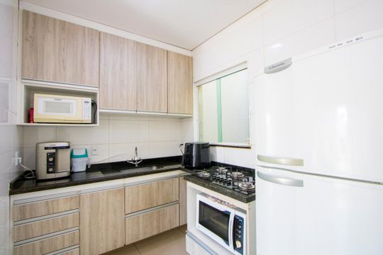 Cozinha de apartamento à venda com 2 quartos, 118m² em Vila Bela Vista, Santo André