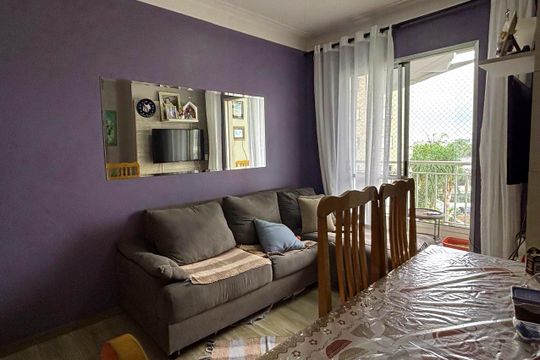 Sala de apartamento para alugar com 3 quartos, 76m² em Vila Santa Luzia, São Bernardo do Campo