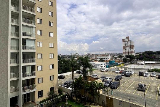 Suíte vista  de apartamento para alugar com 3 quartos, 76m² em Vila Santa Luzia, São Bernardo do Campo