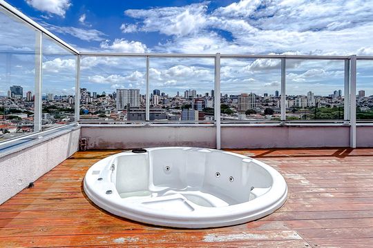 Área comum de apartamento para alugar com 1 quarto, 30m² em Vila Carrão, São Paulo