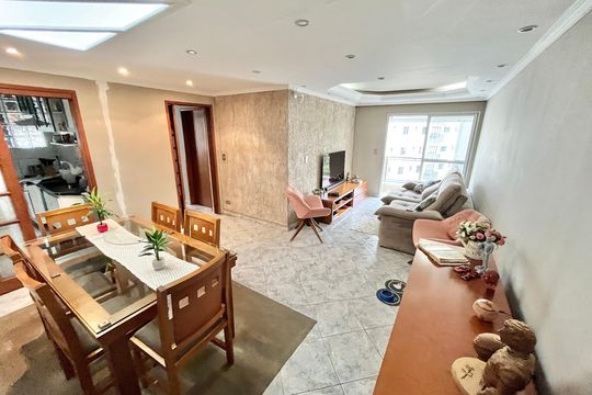 Sala de apartamento à venda com 2 quartos, 64m² em Lauzane Paulista, São Paulo