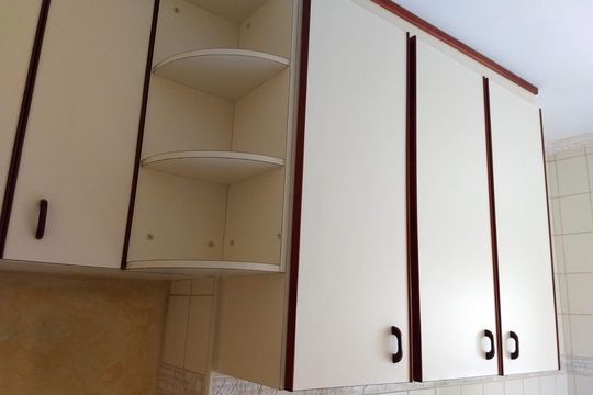 Cozinha de apartamento à venda com 3 quartos, 63m² em Jardim dos Oliveiras, Campinas