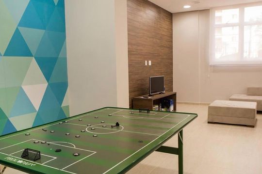 Área comum de apartamento para alugar com 2 quartos, 84m² em Marapé, Santos
